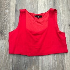 Red Crop Top